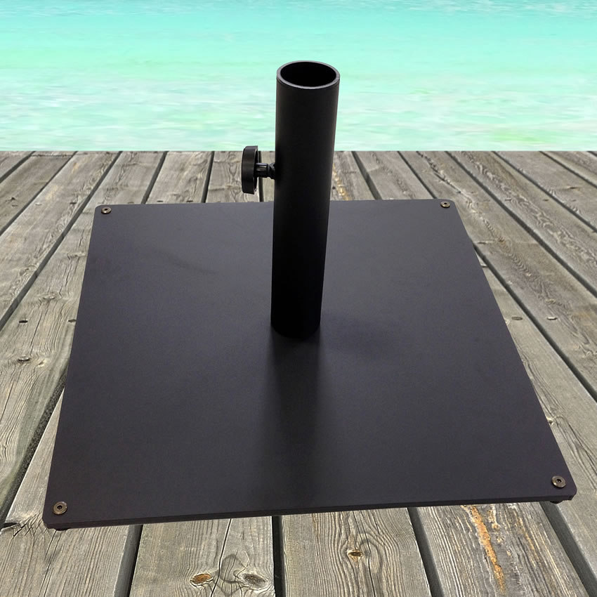 036TSSQ 36 lb. Steel Plate Umbrella Base by Tropishade ® Worldwide